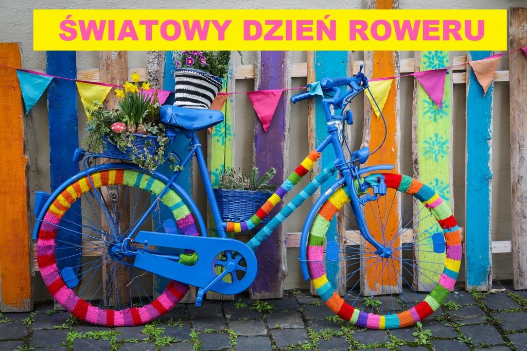 Kolorowy rower przypomina o swoim święcie